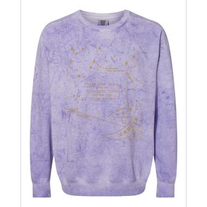 Zodiac Sign Gift Colorblast Crewneck Sweatshirt