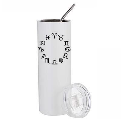 Zodiac Symbols Gift Stainless Steel Tumbler