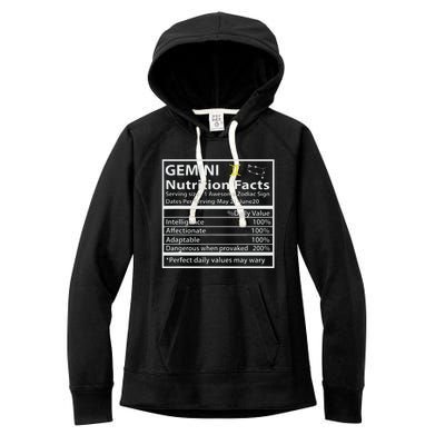 Zodiac Sign Gemini Astrologist Gift Gemini Women's Fleece Hoodie