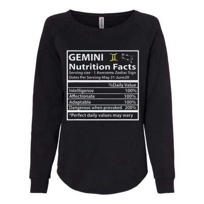 Zodiac Sign Gemini Astrologist Gift Gemini Womens California Wash Sweatshirt