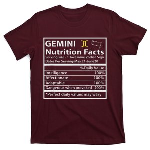 Zodiac Sign Gemini Astrologist Gift Gemini T-Shirt