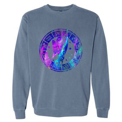 Zodiac Sign Horoscope Astrological Sign Astrology Virgo Gift Garment-Dyed Sweatshirt