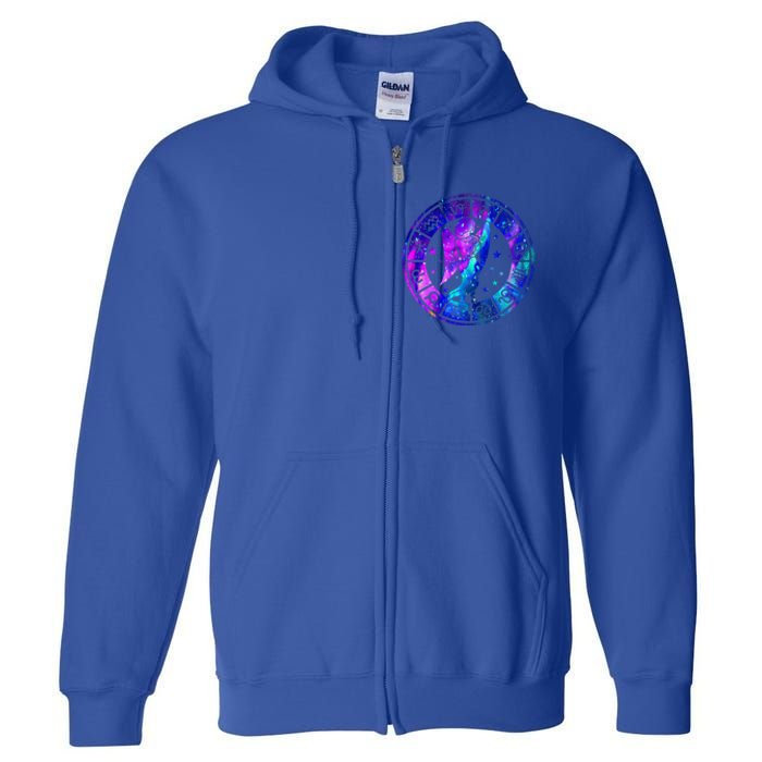 Zodiac Sign Horoscope Astrological Sign Astrology Virgo Gift Full Zip Hoodie