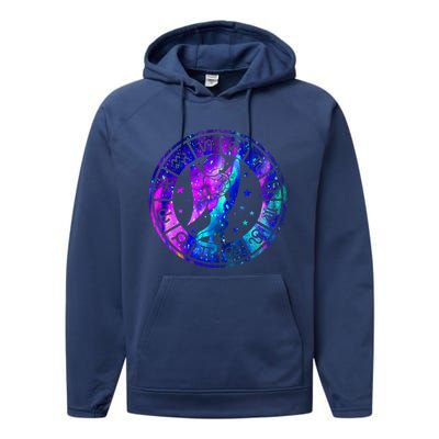 Zodiac Sign Horoscope Astrological Sign Astrology Virgo Gift Performance Fleece Hoodie