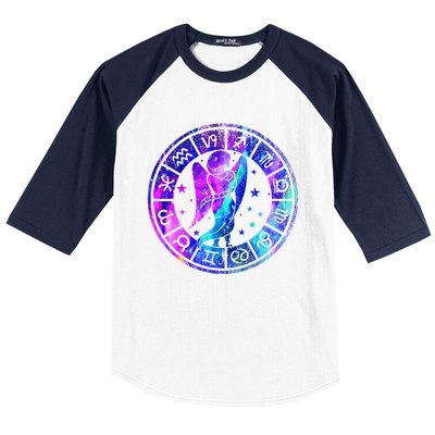 Zodiac Sign Horoscope Astrological Sign Astrology Virgo Gift Baseball Sleeve Shirt