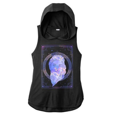 Zodiac Sign Horoscope Astrological Sign Astrology Virgo Gift Ladies PosiCharge Tri-Blend Wicking Draft Hoodie Tank