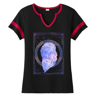 Zodiac Sign Horoscope Astrological Sign Astrology Virgo Gift Ladies Halftime Notch Neck Tee