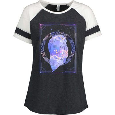 Zodiac Sign Horoscope Astrological Sign Astrology Virgo Gift Enza Ladies Jersey Colorblock Tee