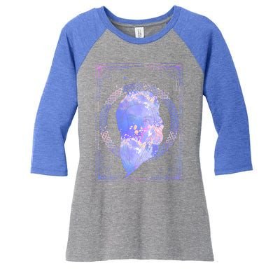 Zodiac Sign Horoscope Astrological Sign Astrology Virgo Gift Women's Tri-Blend 3/4-Sleeve Raglan Shirt