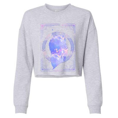 Zodiac Sign Horoscope Astrological Sign Astrology Virgo Gift Cropped Pullover Crew