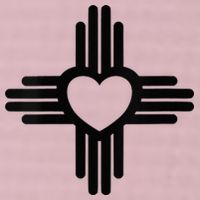 Zia Symbol Heart I Love New Mexico 25L Jumbo Tote