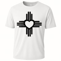 Zia Symbol Heart I Love New Mexico Cooling Performance Crew T-Shirt