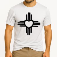 Zia Symbol Heart I Love New Mexico Cooling Performance Crew T-Shirt