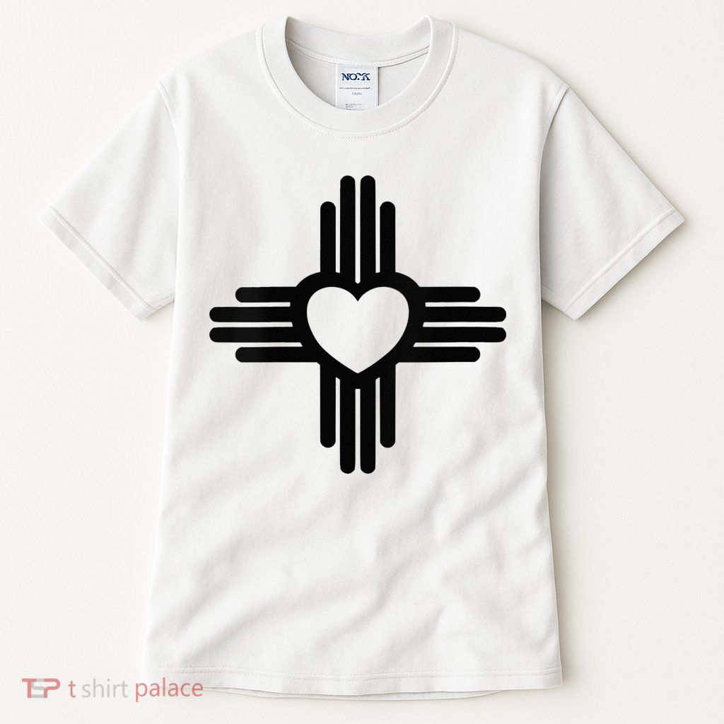 Zia Symbol Heart I Love New Mexico Tall T-Shirt