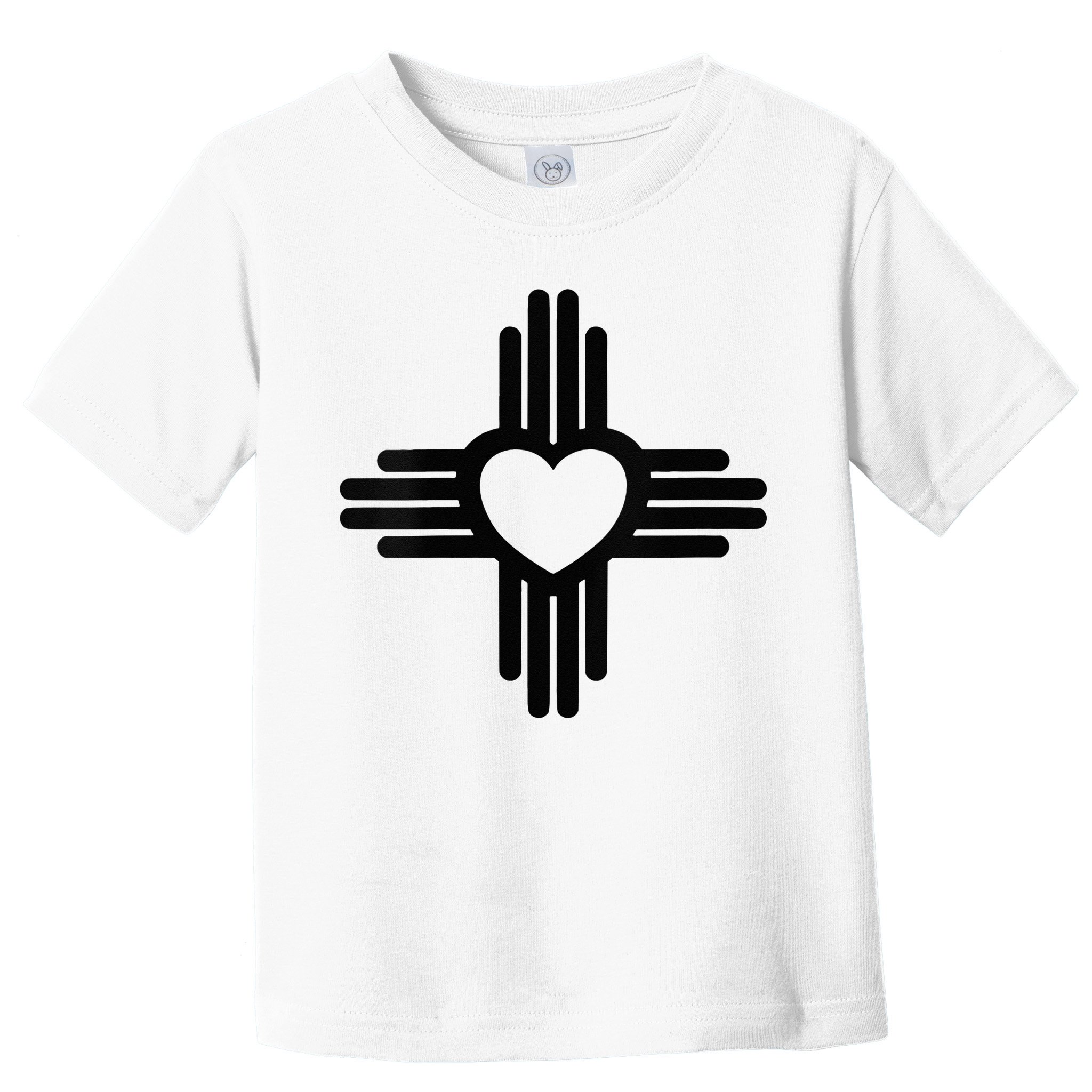 Zia Symbol Heart I Love New Mexico Toddler T-Shirt