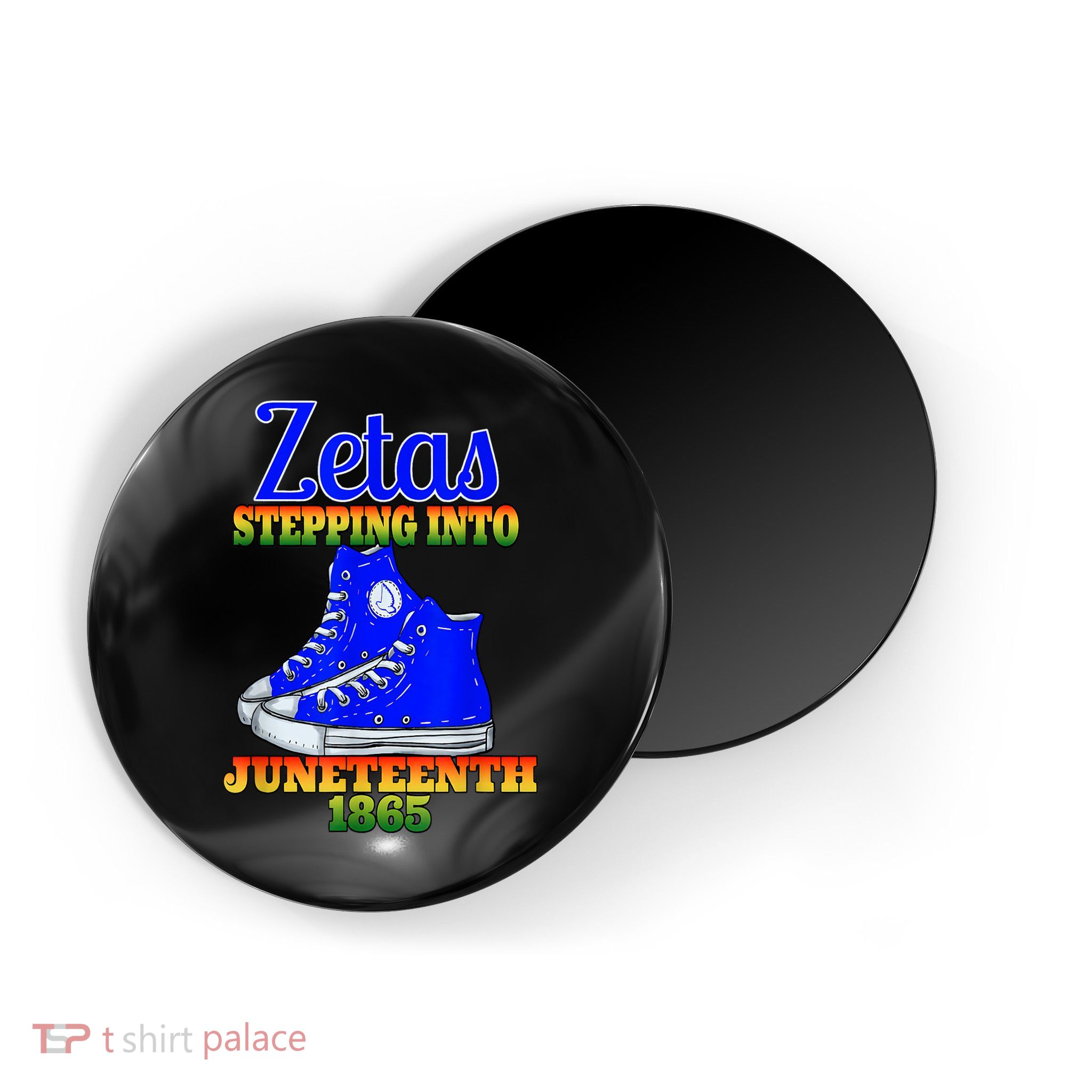 Zetas Stepping Into Juneteenth 1865 Finer Sisterhoods Line Magnet