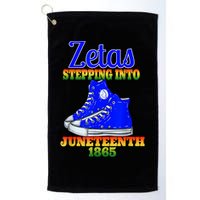 Zetas Stepping Into Juneteenth 1865 Finer Sisterhoods Line Golf Towel