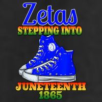 Zetas Stepping Into Juneteenth 1865 Finer Sisterhoods Line Golf Towel