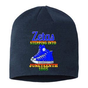 Zetas Stepping Into Juneteenth 1865 Finer Sisterhoods Line Sustainable Beanie