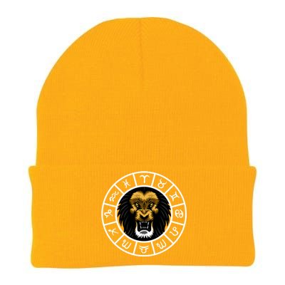 Zodiac Sign Leo Cool Gift Knit Cap Winter Beanie