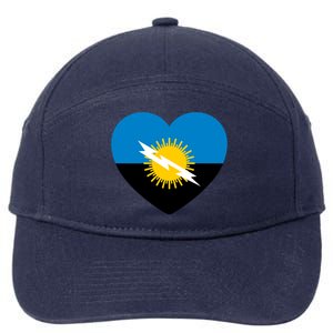 Zulia State Love Of Venezuela Gift 7-Panel Snapback Hat