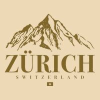 Zurich Switzerland Mountain Swiss Alps Drawstring Bag