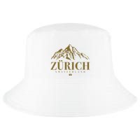 Zurich Switzerland Mountain Swiss Alps Cool Comfort Performance Bucket Hat