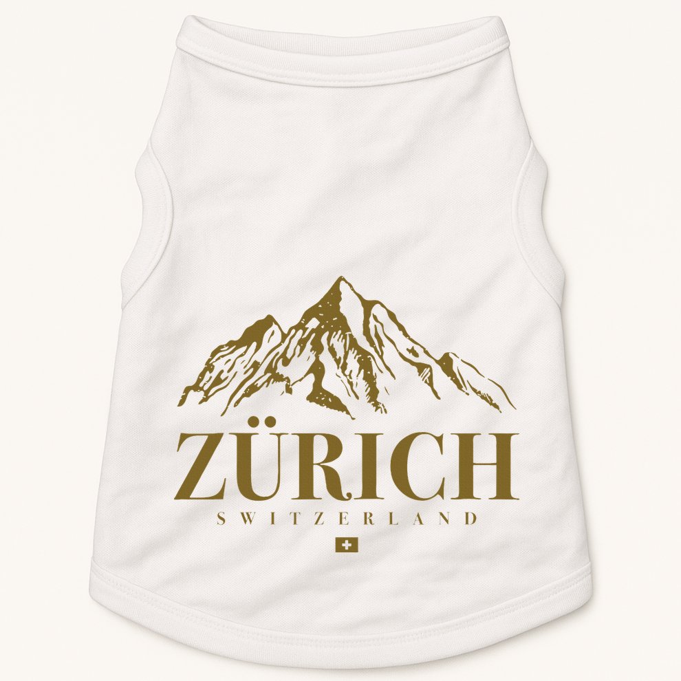 Zurich Switzerland Mountain Swiss Alps Doggie Tank