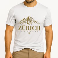 Zurich Switzerland Mountain Swiss Alps Cooling Performance Crew T-Shirt