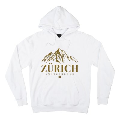 Zurich Switzerland Mountain Swiss Alps Hoodie