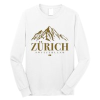 Zurich Switzerland Mountain Swiss Alps Long Sleeve Shirt