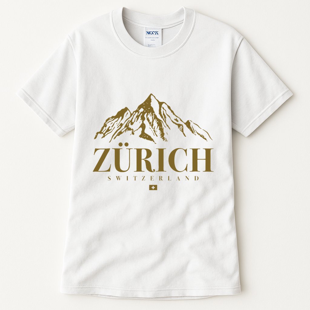 Zurich Switzerland Mountain Swiss Alps Tall T-Shirt
