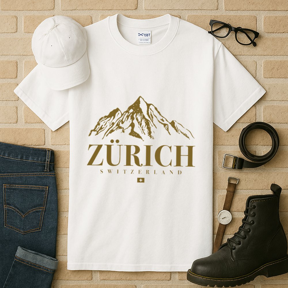 Zurich Switzerland Mountain Swiss Alps Tall T-Shirt
