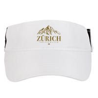 Zurich Switzerland Mountain Swiss Alps Adult Drive Performance Visor