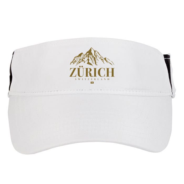 Zurich Switzerland Mountain Swiss Alps Adult Drive Performance Visor