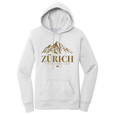 Zurich Switzerland Mountain Swiss Alps Women's Pullover Hoodie