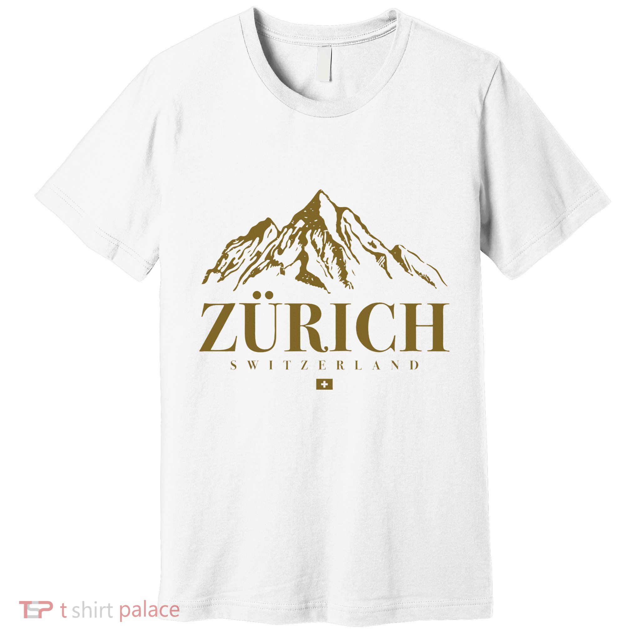 Zurich Switzerland Mountain Swiss Alps Premium T-Shirt