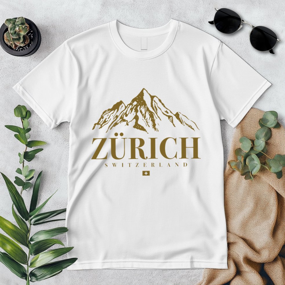 Zurich Switzerland Mountain Swiss Alps Premium T-Shirt