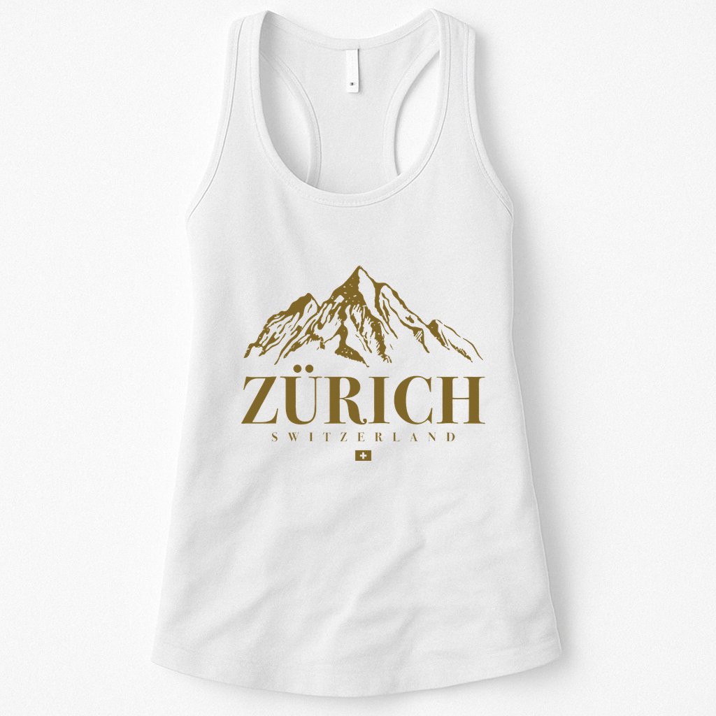 Zurich Switzerland Mountain Swiss Alps Womens Tank Top