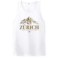 Zurich Switzerland Mountain Swiss Alps PosiCharge Competitor Tank