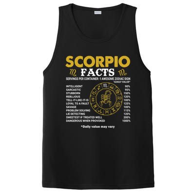 Zodiac Sign October November Scorpio Facts Gift PosiCharge Competitor Tank