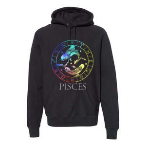 Zodiac Sign Pisces Premium Hoodie