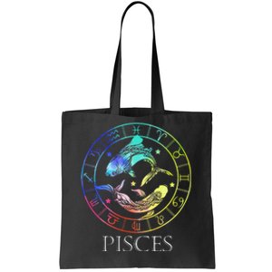 Zodiac Sign Pisces Tote Bag