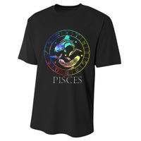 Zodiac Sign Pisces Performance Sprint T-Shirt