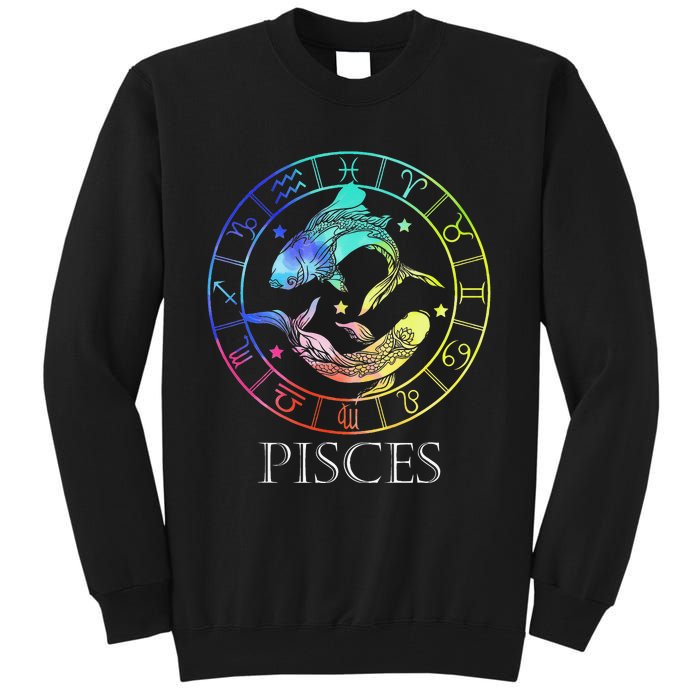 Zodiac Sign Pisces Tall Sweatshirt