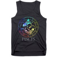 Zodiac Sign Pisces Tank Top