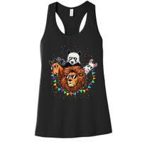 Zoo Sunglasses Party Animal Birthday Party Women's Racerback Tank