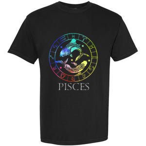 Zodiac Sign Pisces Garment-Dyed Heavyweight T-Shirt