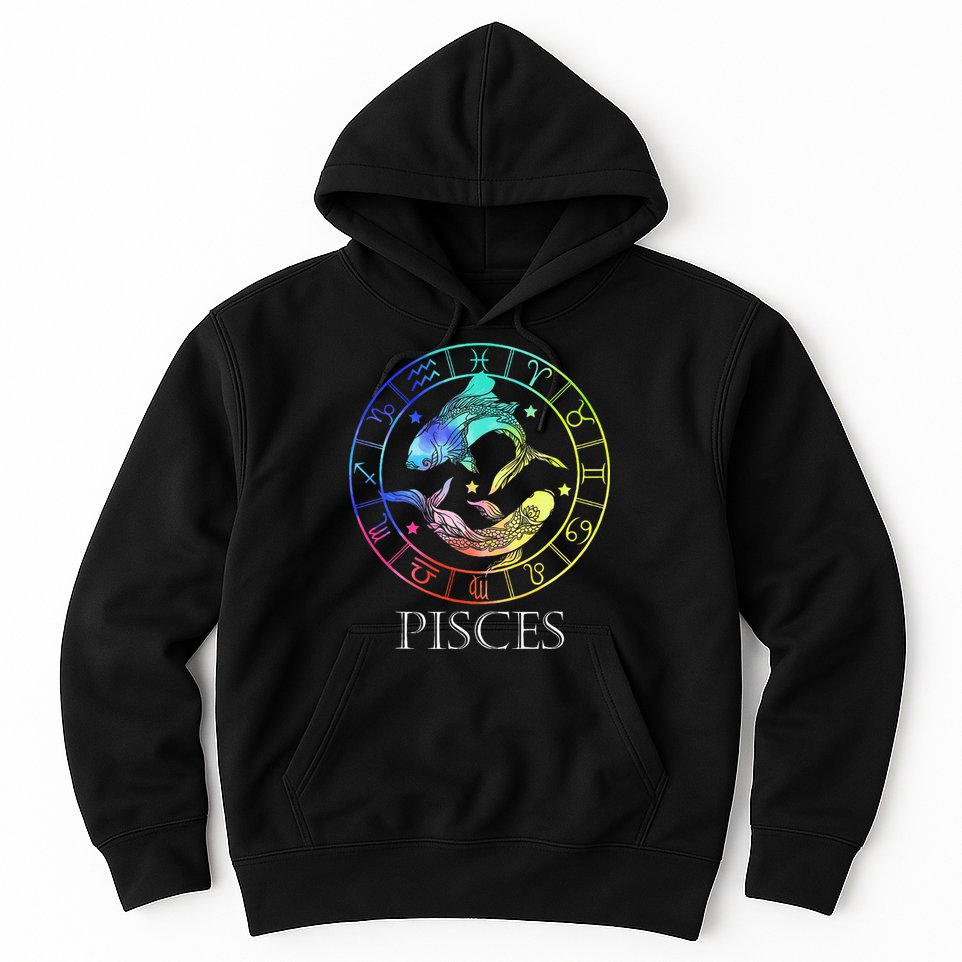 Zodiac Sign Pisces Hoodie