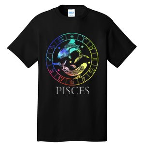 Zodiac Sign Pisces Tall T-Shirt